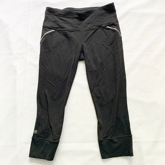5/$25 Athleta black crop leggings - Small - Picture 1 of 12